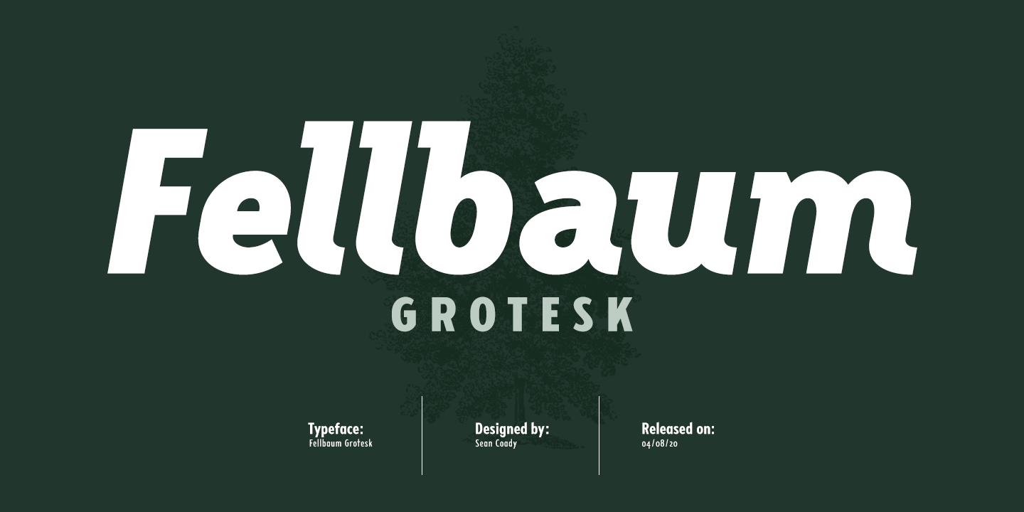 폰트 Fellbaum Grotesk